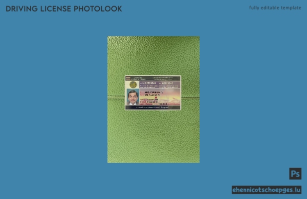 Beispielvorschau für das Foto des thailändischen Führerscheins für Privatwagen